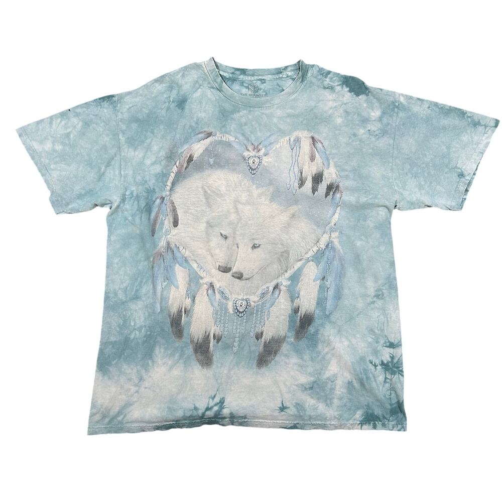 The Mountain Wolves Heard T-Shirt Men’s XL Tie Dye Faded Distressed Y2K